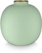 Pip studio - bloemenvaas - woonaccessoires - groene vaas - metaal - 23cm