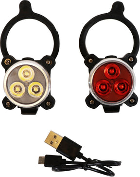 Dresco LED-Beleuchtungsset – USB wiederaufladbar – 3 LEDs