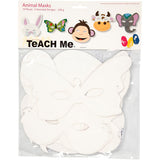 Kreativunternehmen https: www.cchobby.nl Tiermasken-h-13-24-cm-w-20-28-cm-230-gr-white-16-piece-1-box