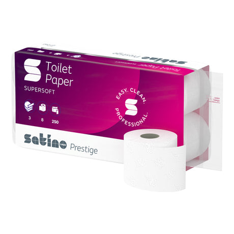 Satino Prestige Toilettenpapier 3-lagig (64x 250 Blatt)