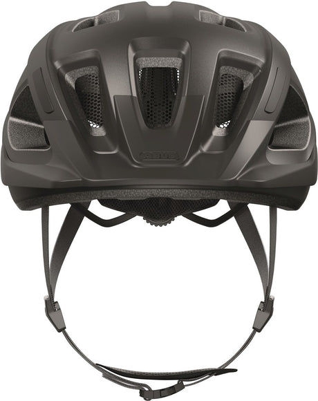 Abus Aduro 3.0 Fahrradhelm - sportlich, schick, sicher - Titan - M 52-58 cm