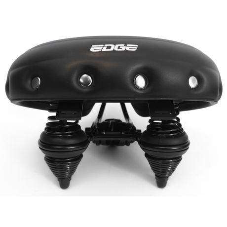 Edge Fahrrad Sattel Urban XL Wave - Schwarz