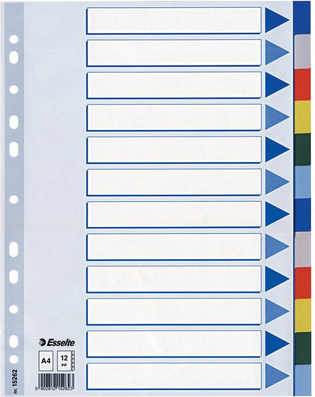 Esselte 10 x Tabs 12 Tabs (15262)
