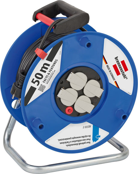 Brennerstuhl garantiert Kabeltrommel | 50m | h05vv-f 3g1,5 *fr* - 1208064