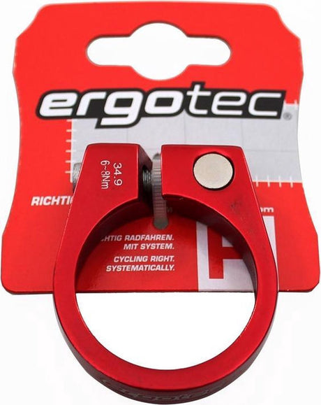 Ergotec Sattelklemme Sci-105 34,9 mm mit Schraubenrot