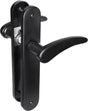 Impresso Philly Hocker mit Schild ovaler Blindschraube Aluminium schwarz