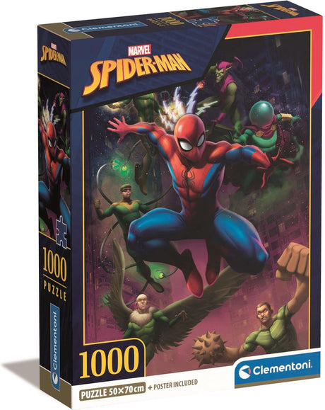 Clementoni Puzzle Spiderman – 1000 Teile.
