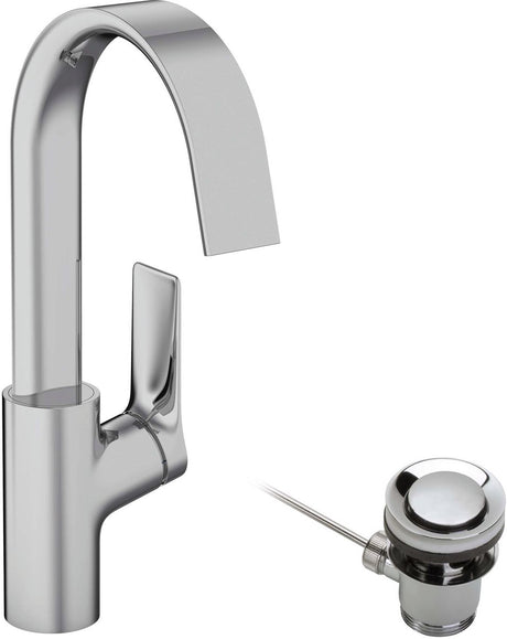 Hansgrohe Vivinis Einhebel-Waschtischmischer 210 mit schwenkbarem Auslauf und ausziehbarem Ablaufgarnitur chrom