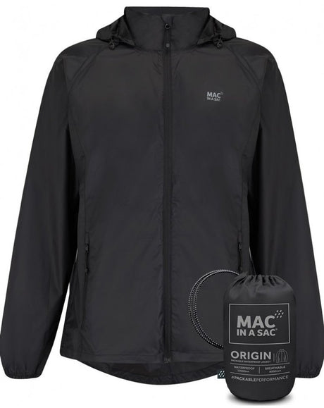 Mac in a Sac Origin 2 Regenmantel Unisex – Schwarz – Größe 3XL