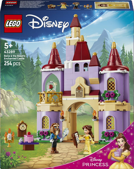 Lego ǀ Disney Prinzessin Das verzauberte Schloss der Schönen und das Biest Bausatz für Kinder 43289