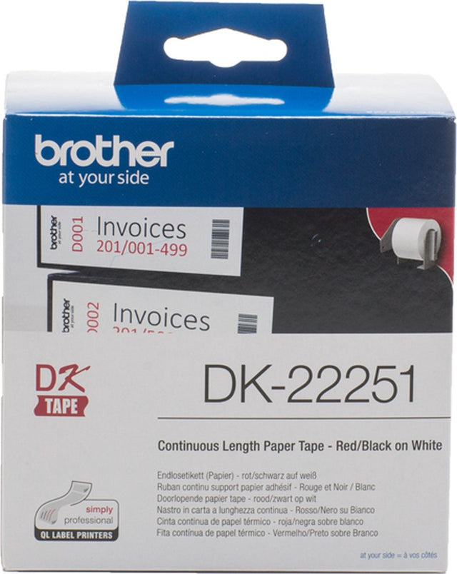 Brother Etikettenrolle DK-22251 Papier