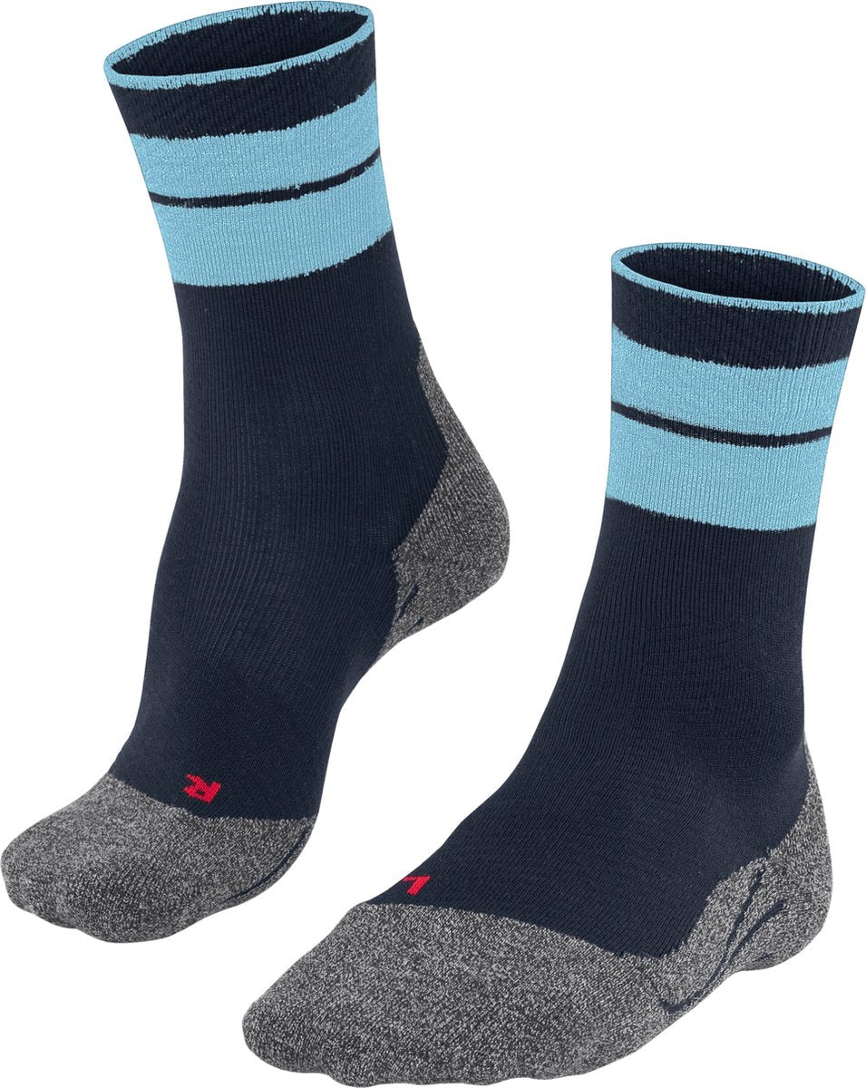 Falke TK Stabilisierende Anti-Blasen Wandersocken aus dickem Woll-Funktionsmaterial Herren Blau - Größe 39-41