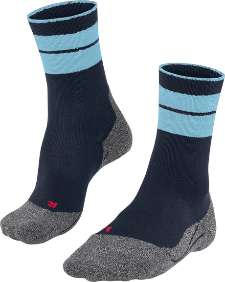 Falke TK Stabilisierende Anti-Blasen Wandersocken aus dickem Woll-Funktionsmaterial Herren Blau - Größe 39-41