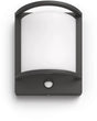 Philips led philips samondra buitenwandlamp - met sensor - antraciet