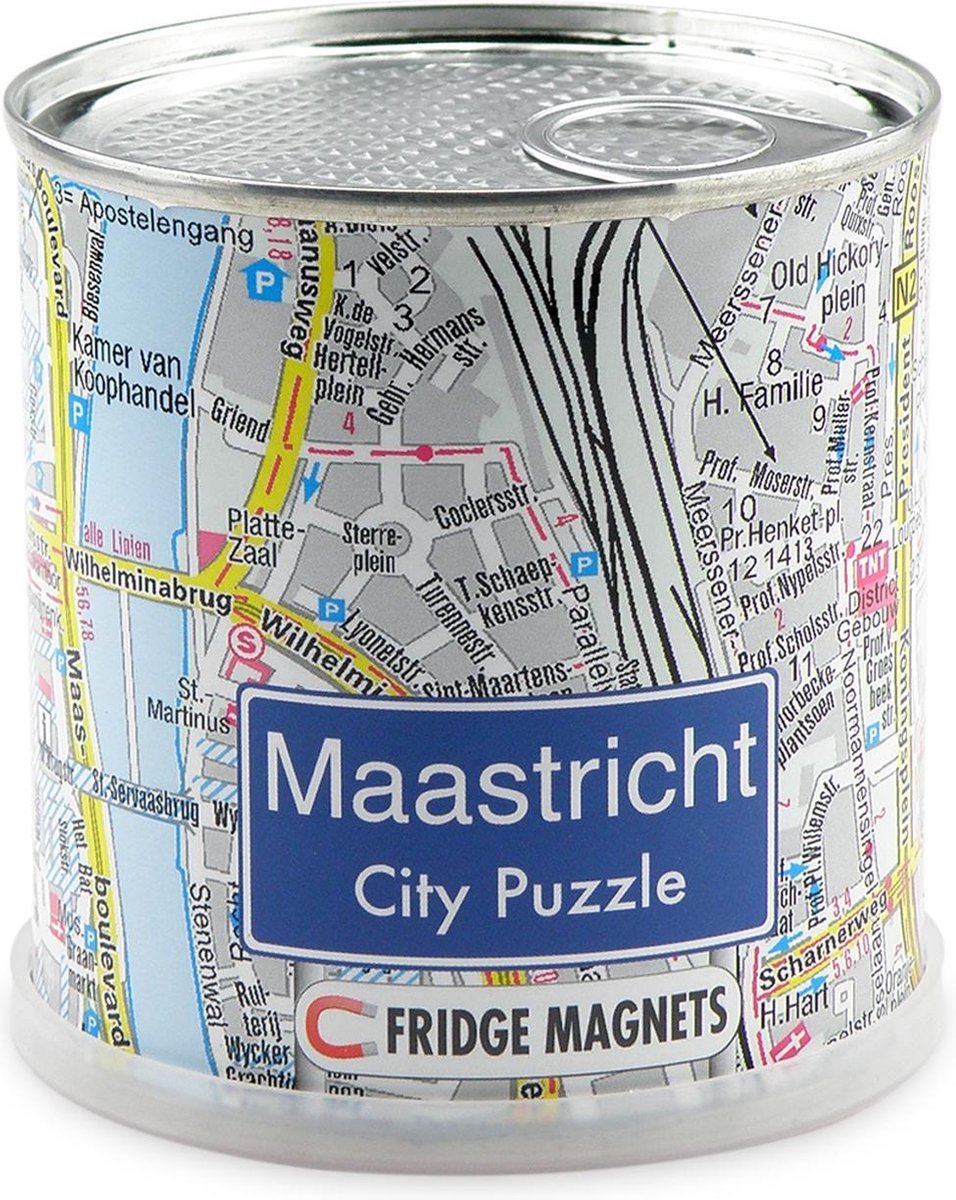 Stadtpuzzle Maastricht - Puzzle - magnetisch - 100 Puzzleteile