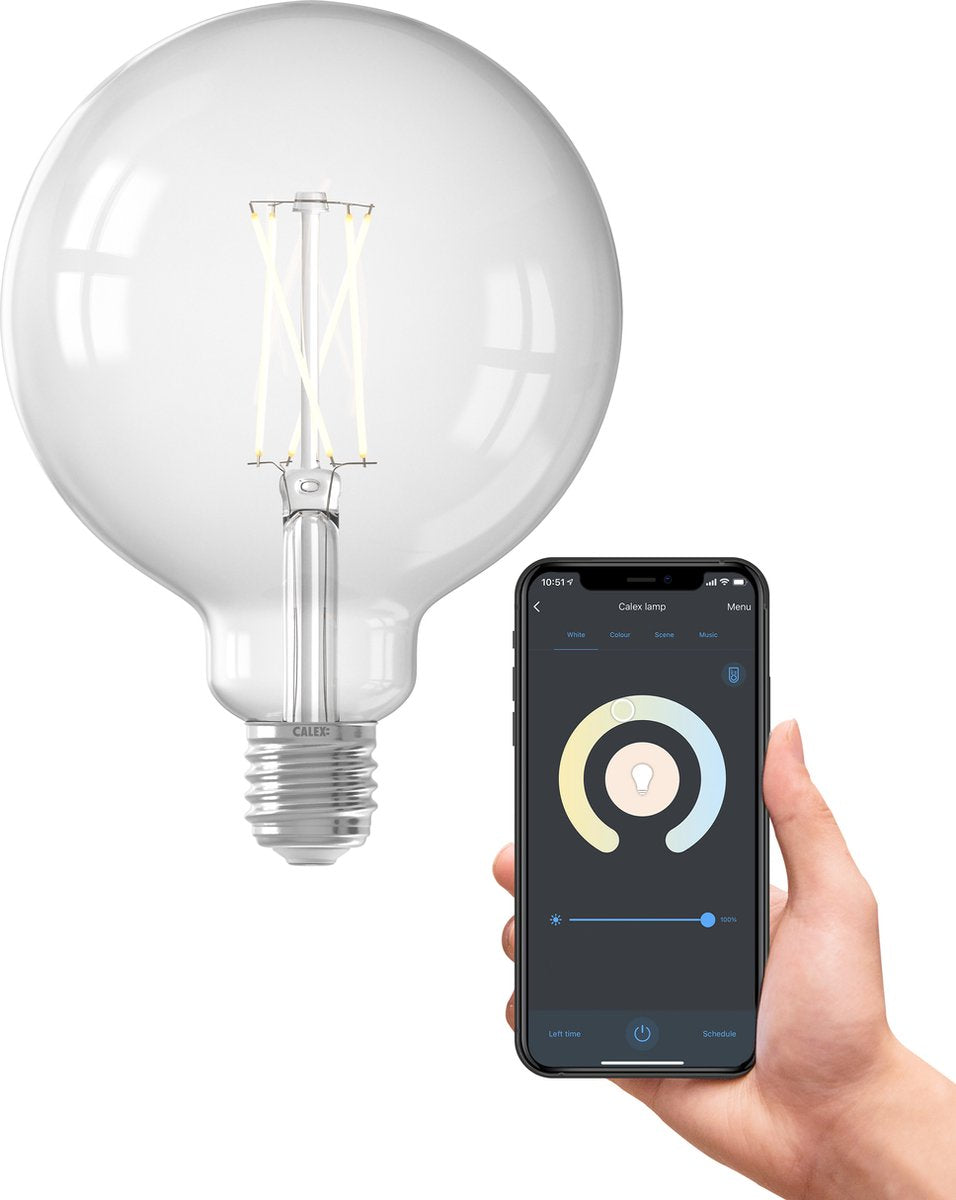 Calex Smart Globe G125 7,5 W 1055 lm 1800–3000 K