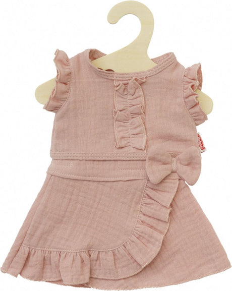 Heless Puppen Wickelrock rosa mit Rüschen, 28-35 cm