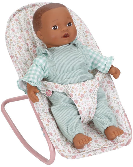 Little Dutch Puppenschaukelstuhl mit weichen Blumen