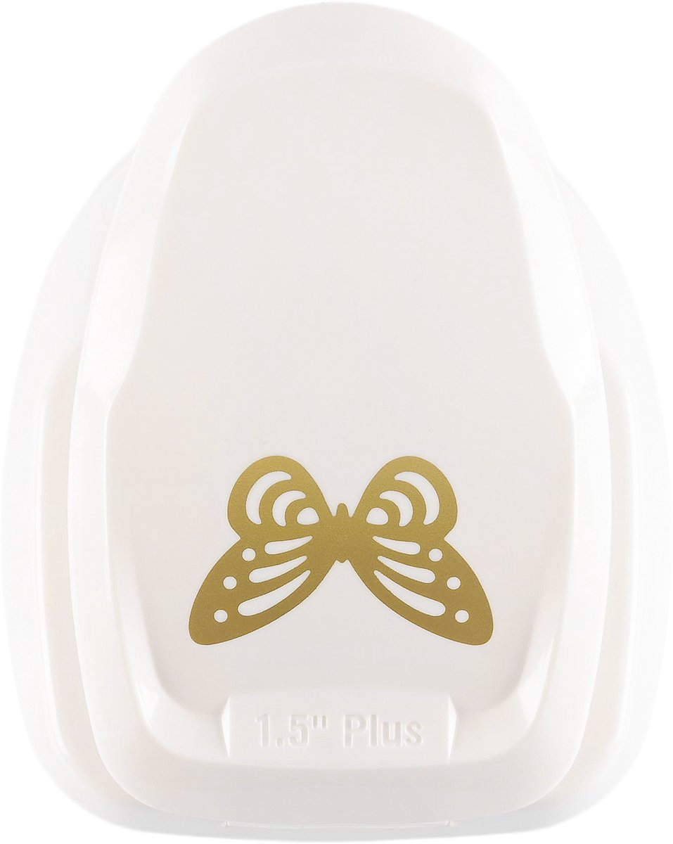 Vaessen creative pons - embossing figuurpons - vlinder - 3,7 x 4,6 cm
