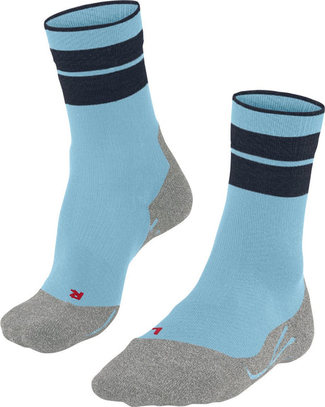 Falke TK Stabilisierende Anti-Blasen Wandersocken aus dickem Woll-Funktionsmaterial Damen Blau – Größe 35-36