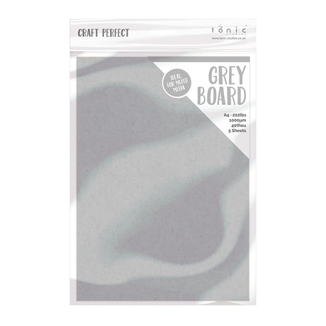 Craft Perfect von Tonic Studios Craft Perfect • Graupappe A4 5 Stück
