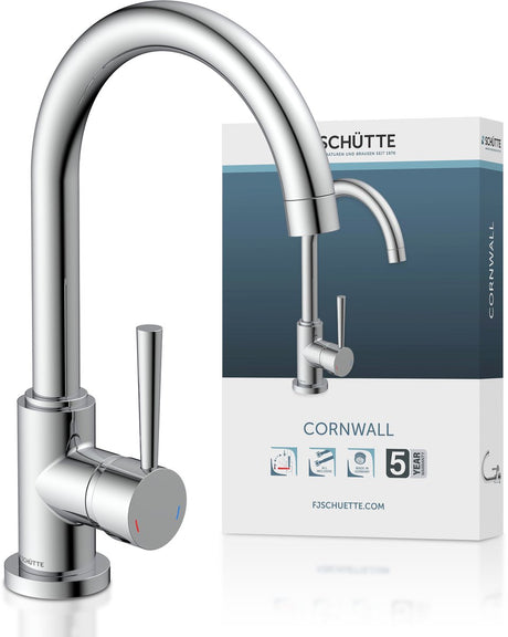Schütte One -Button Mixer Cornwall Chrom -gelenkt