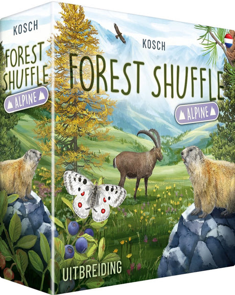 Lookout games - forest shuffle alpine - nederlandstalig bordspel - uitbreiding