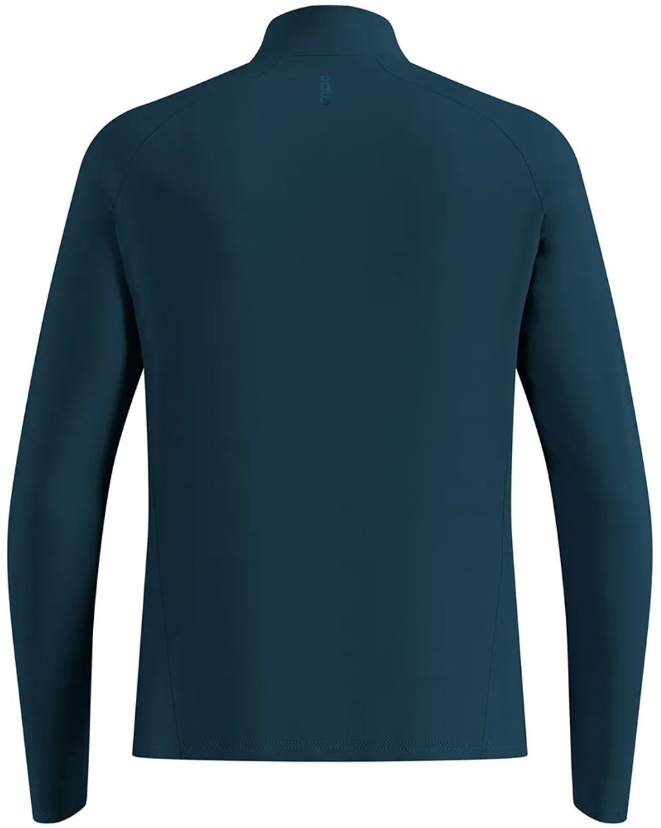 Odlo essential ceramiwarm sweatshirt met halve rits blauw s man s