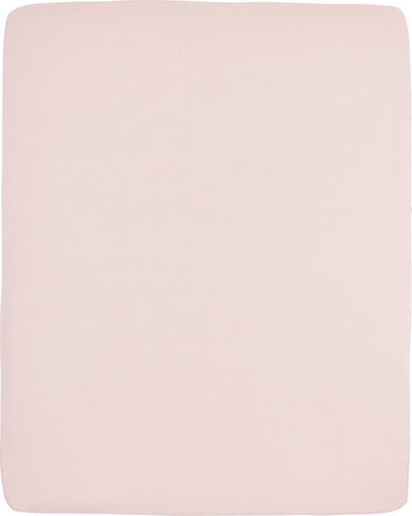 Meyco Baby Uni Spannbettlaken-Laufgittermatratze – zartrosa – 75 x 95 cm