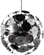 Trio Discalgo - Hängelampe - Schwarz matt - Plexiglas in Rauchfarbe - exkl. 6x e14 4w