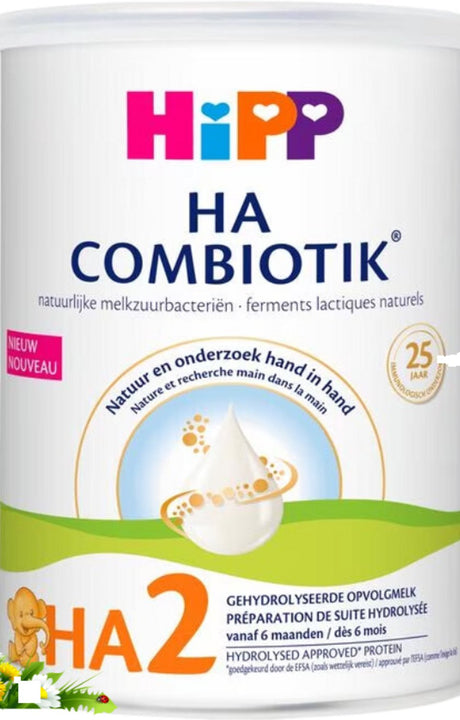 Hipp ha 2 combiotik – hypoallergene Folgemilch-Babynahrung – 6+ Monate – 800g