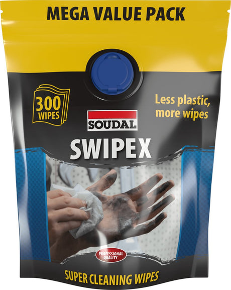 Soudal swipex wipes handcleaner 300stuks