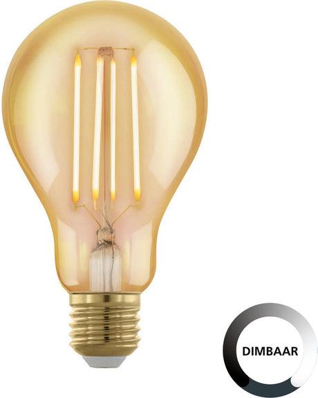 Eglo LED -Lampe - Bol - E27 - 300 lm - Bernstein - 1700 K - dimmbar