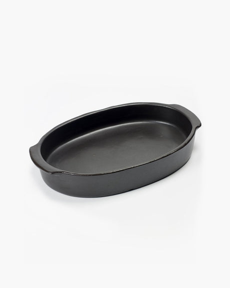 Serax - Pascale Naessens Pure - ovale Ofen-Servierform l - schwarz -