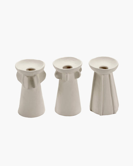 Serax - Marie Michielssen Marie - Vasensortiment - Beige - 8 ø - H 14 cm - 3 Stück
