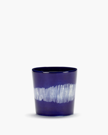 Serax - Ottolenghi Feast - Kaffeetasse - dunkelblau weiß - 7 ø - 25cl - 4 Stück