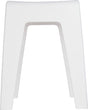 Wenko Badezimmerhocker Kumba aus weißem Kunststoff B38 x H47 x T32cm – Duschhocker – Duschsitz – Duschstuhl – Belastbarkeit max. 120 kg
