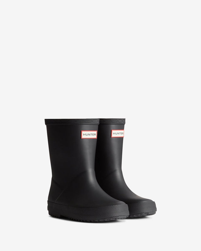 Hunter First Boot Unisex-Regenstiefel – Schwarz