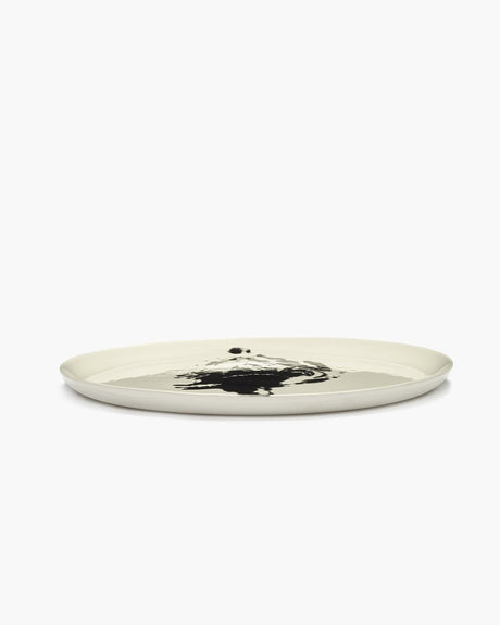 Serax - Ottolenghi Feast - Servierschale - weiß schwarz - 35 ø