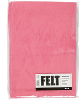 Creativ Company Hobbyfilz rosa A4, 10 Blatt