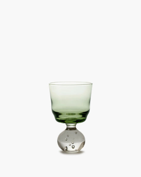Serax - Bela Silva - Ewiger Schnee - Wasserglas S - Grün - 6 ø - 6 Stück