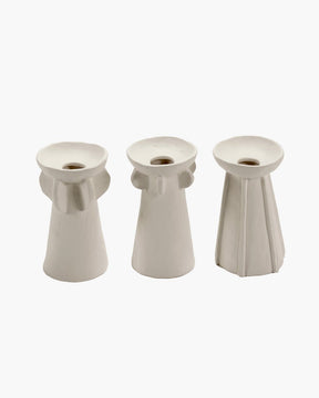 Serax - Marie Michielssen Marie - Vasensortiment - Beige - 8 ø - H 14 cm - 3 Stück