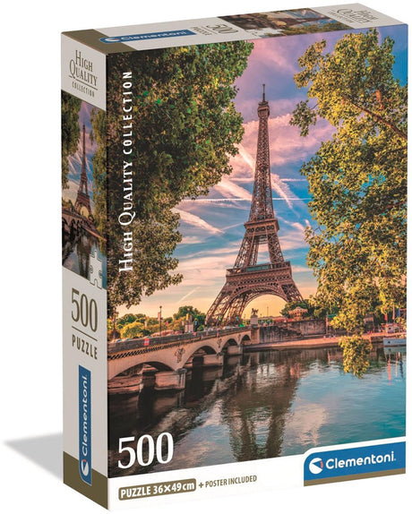 Clementoni-Puzzle entlang der Seine, 500 Teile.