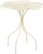 Mica decorations fleuri bistrotafel - h73 x ø70 cm - ijzer - beige