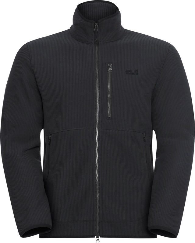 Jack wolfskin lake ridge jkt m heren outdoorvest - black s