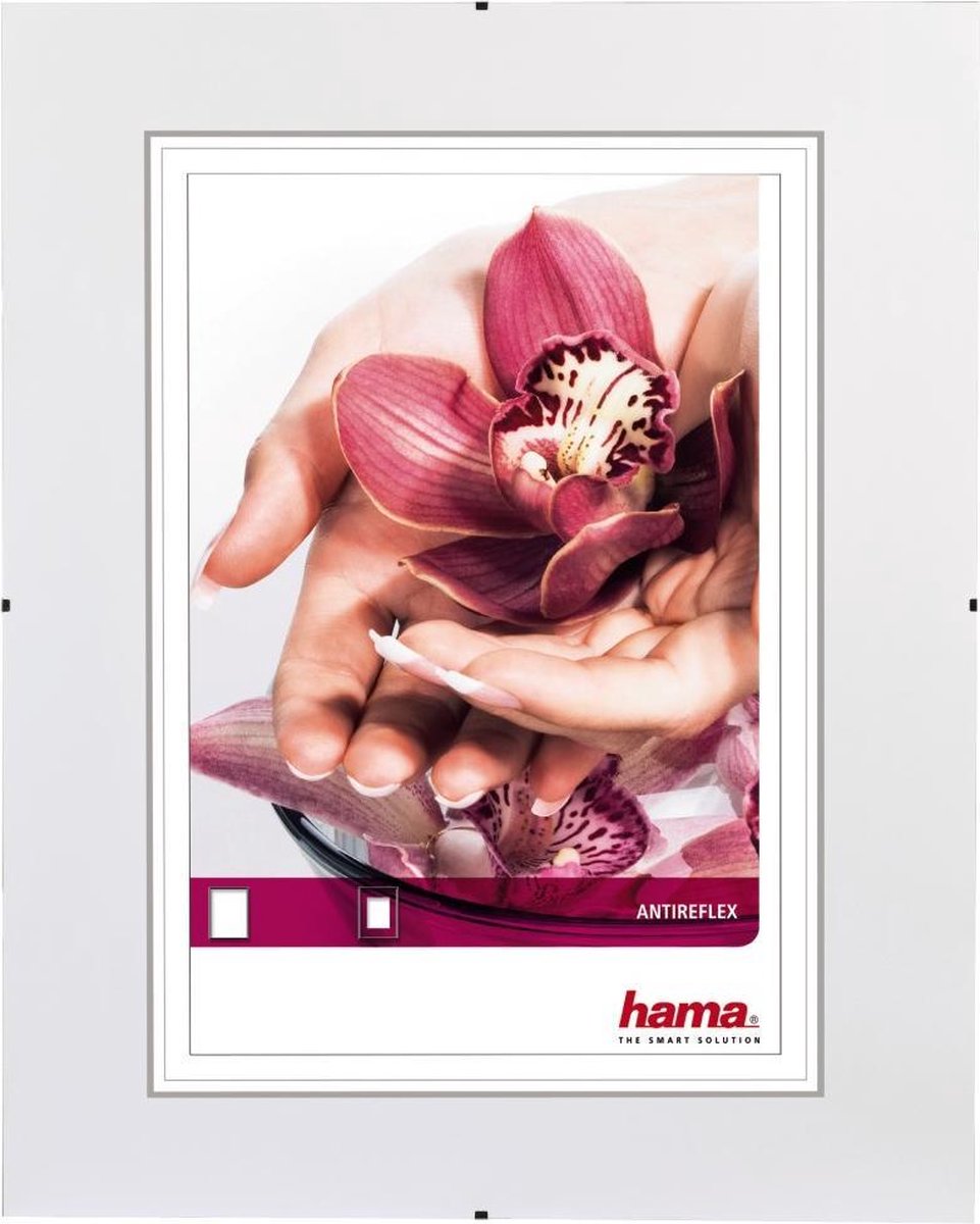 Hama Bilderrahmen – Rahmenclip – 28 x 35 cm – Antireflex