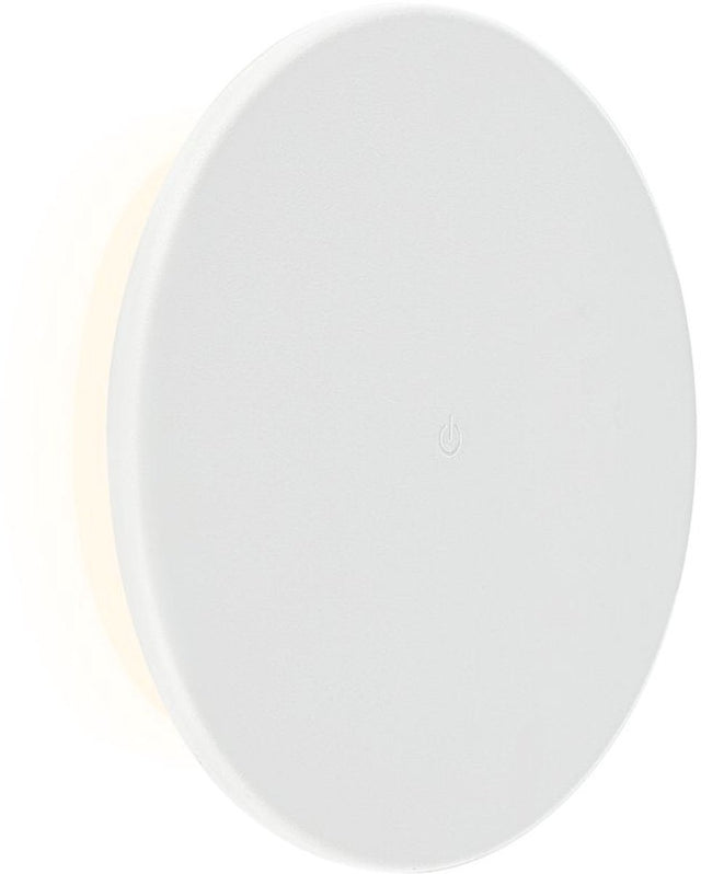 B.k.licht briloner – Außenwandleuchte wiederaufladbar – USB-C – dimmbar – warmweißes Licht – schwarz – ø25