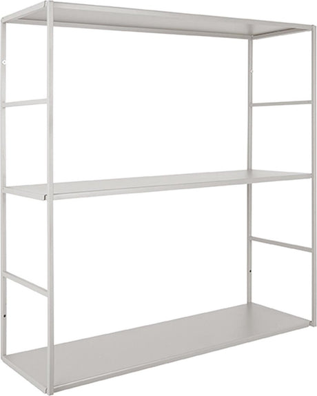 Present time wandrek level - metaal mat warm grijs - 60x20x60cm - scandinavisch