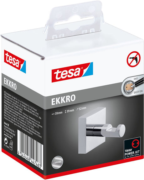 Tesa Ekkro Handtuchhaken aus selbstklebendem Metall