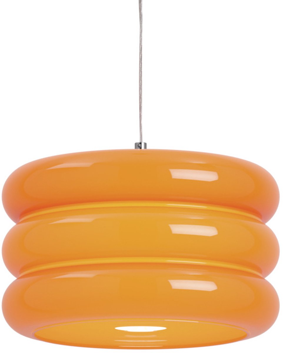 Eglo tortora hanglamp - e27 - ø 30 cm - chroom oranje